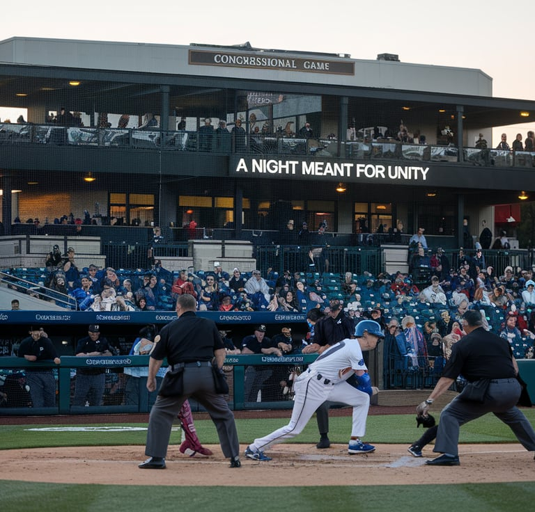 Congressional Baseball Game Descends