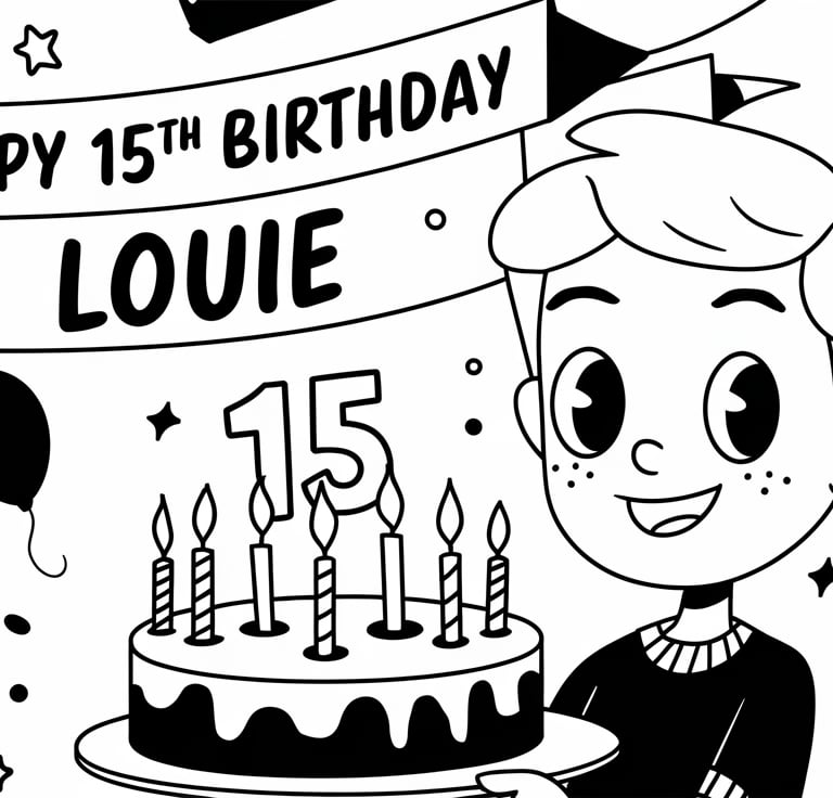 Happy Belated 15th Birthday louie image