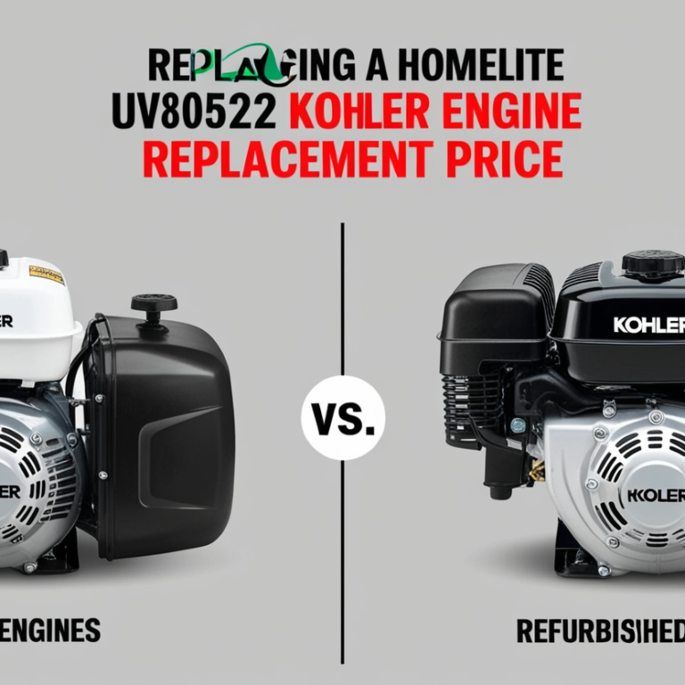 Homelite UV80522 Kohler Engine Replacement Price