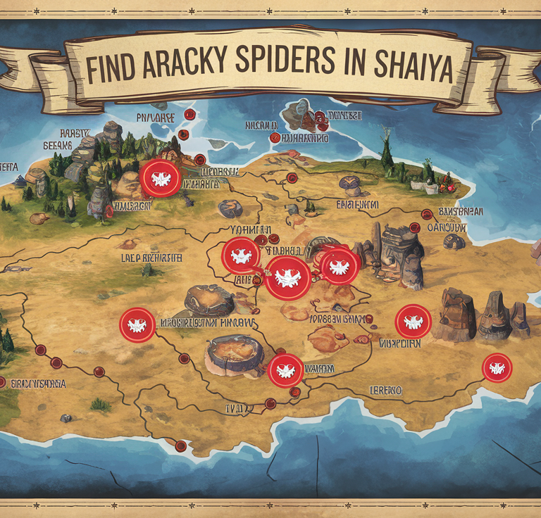 Where on Shaiya to Find Aracky Spiders