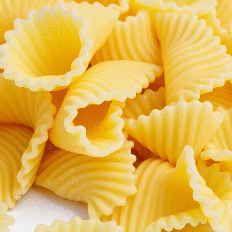 campanelle is a bell-shaped variety of this