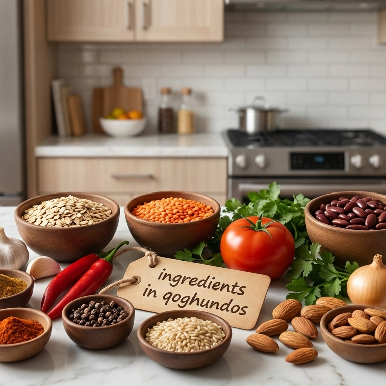 Ingredients in Qoghundos